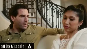 PURE TABOO Cunning Delivery Guy Becomes Petite Penelope Woods’s Stepfather For Her Virginity