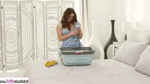 Teen caught sniffing stepmoms panties
